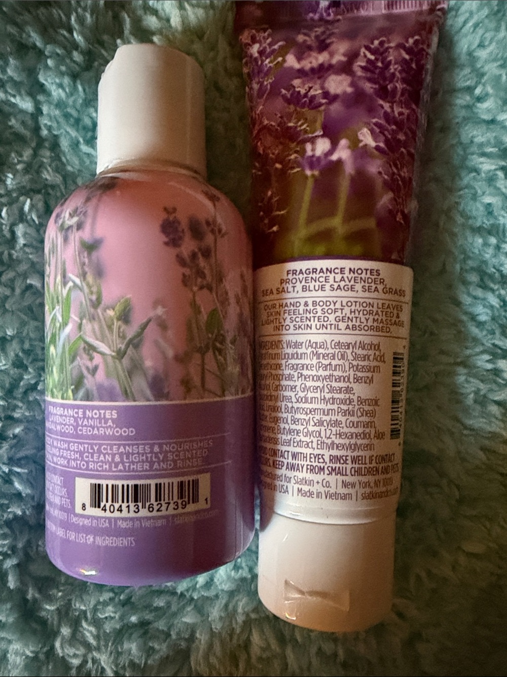 Homeworx slatkin & co lavender & vanilla hydrating body wash w/lotion - Picture 2 of 3